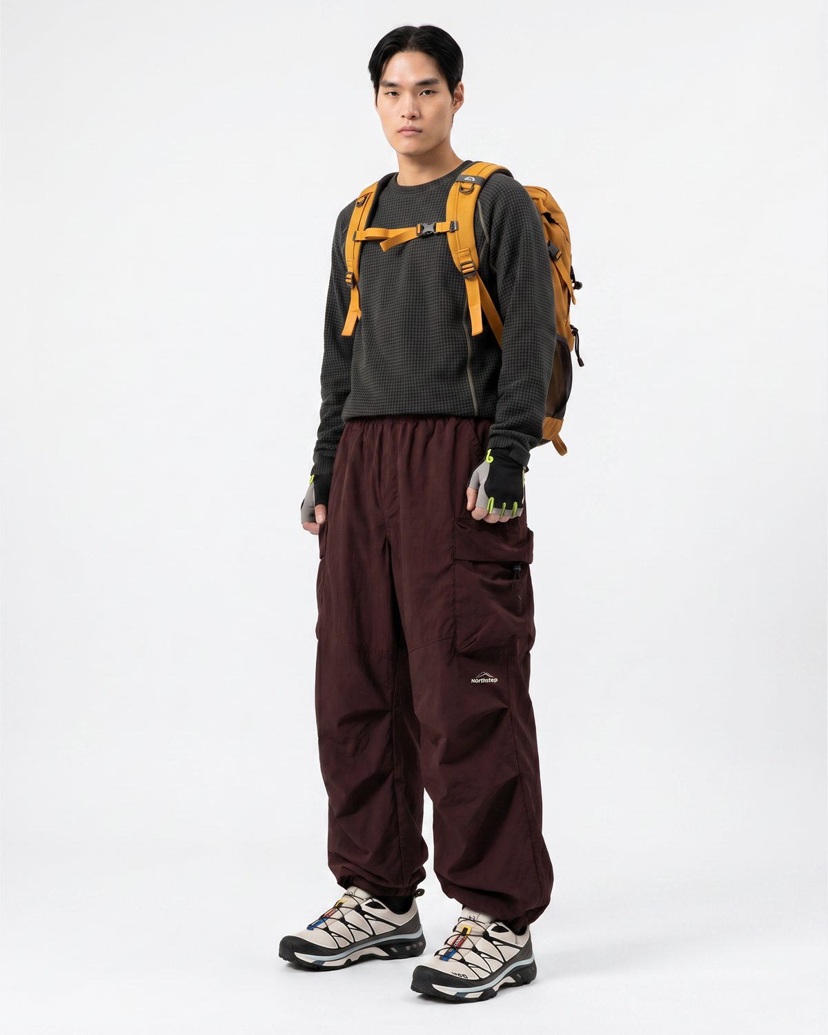 Korda Baggy Pants (Burgundy)
